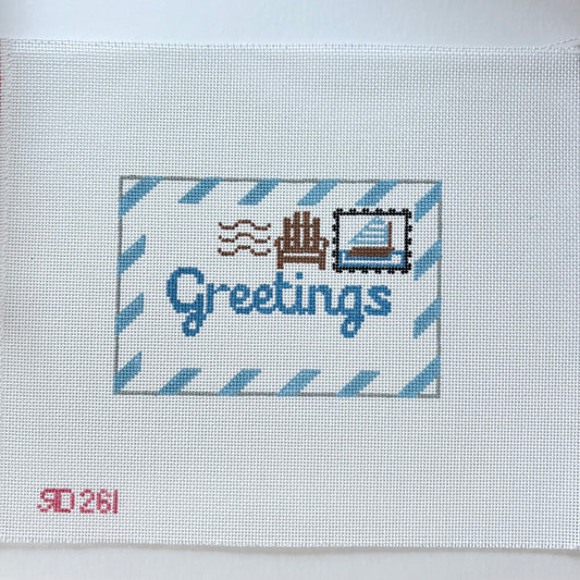 Greetings Lake/Dock Blank Letter - 261