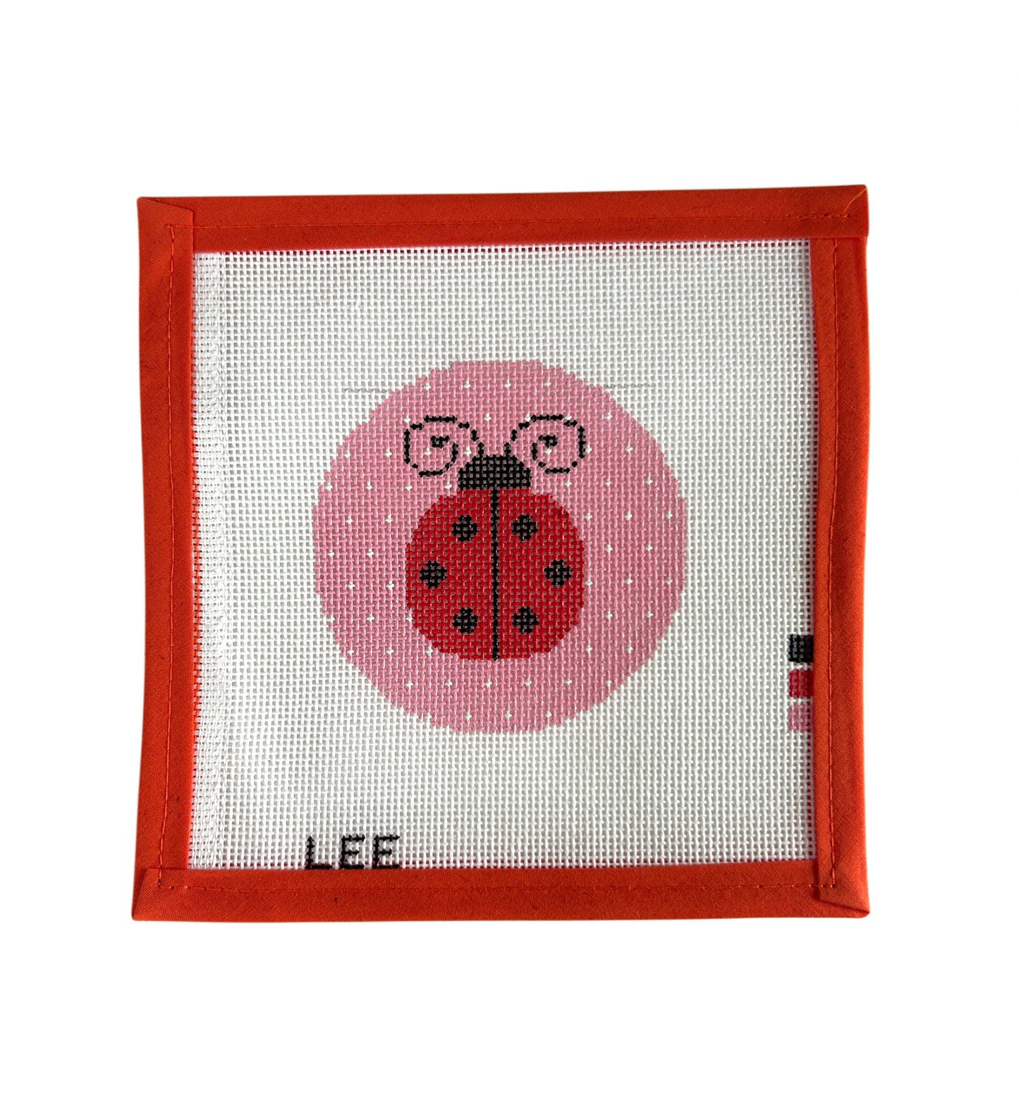 Ladybug on Pink