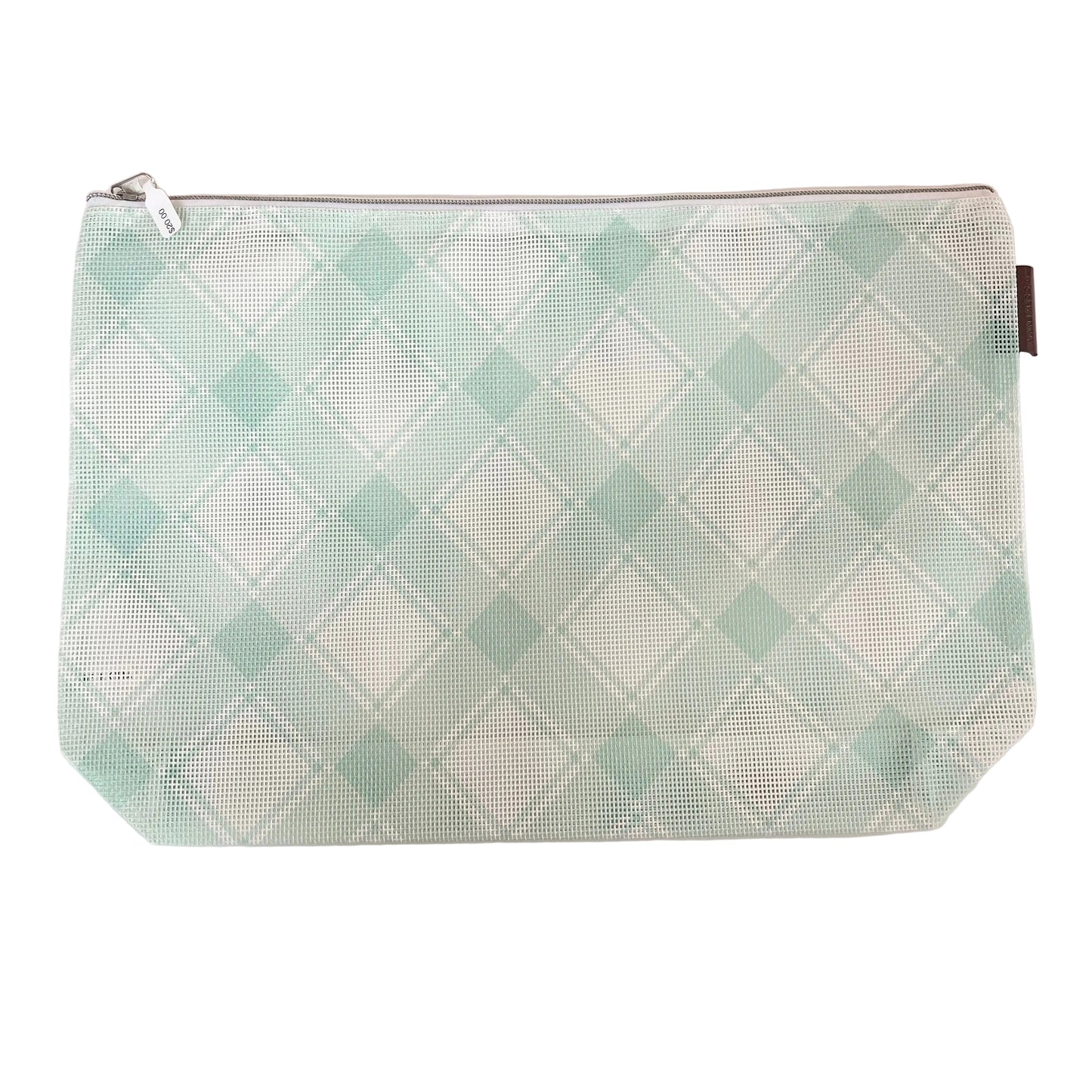 Misty Green Plaid Large Project Bag