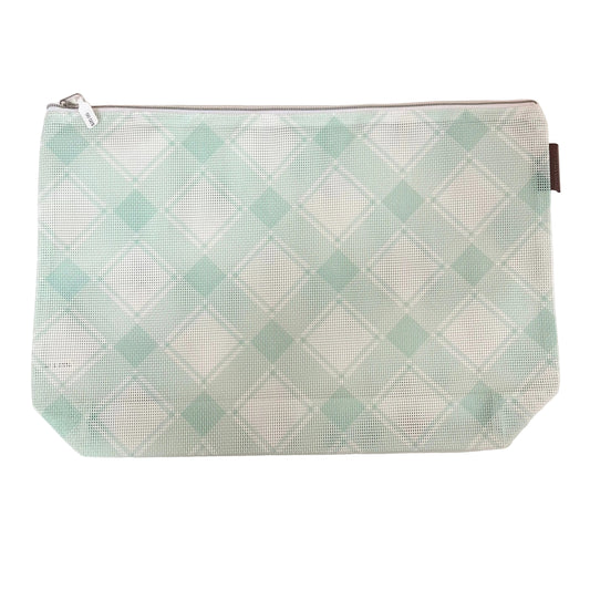 Misty Green Plaid Large Project Bag