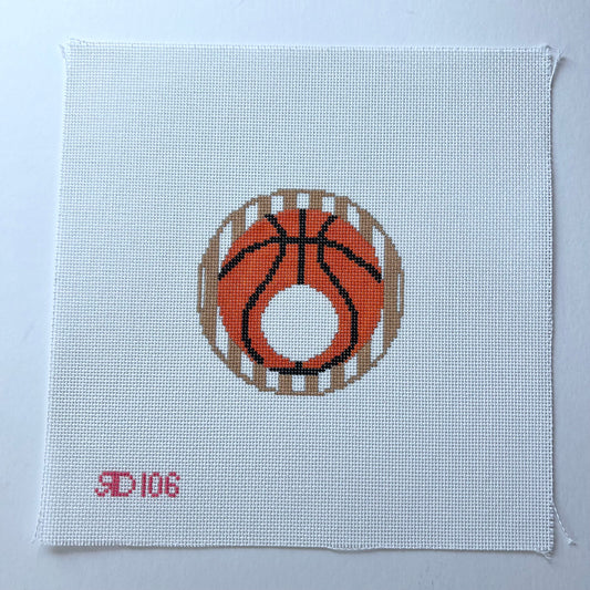 Basketball Monogram Round - 106