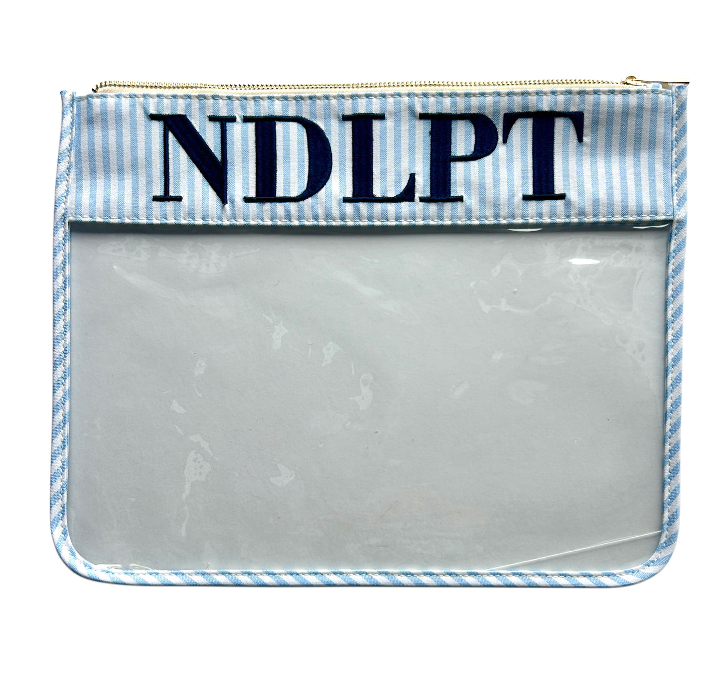 NDLPT Striped Vinyl Project Bag