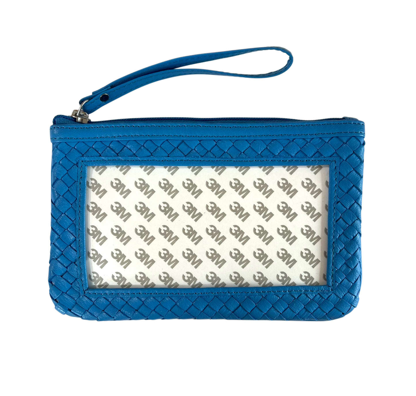 Leather Woven Clutch