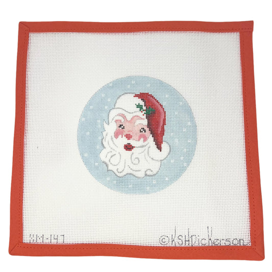 Smiling Santa Ornament