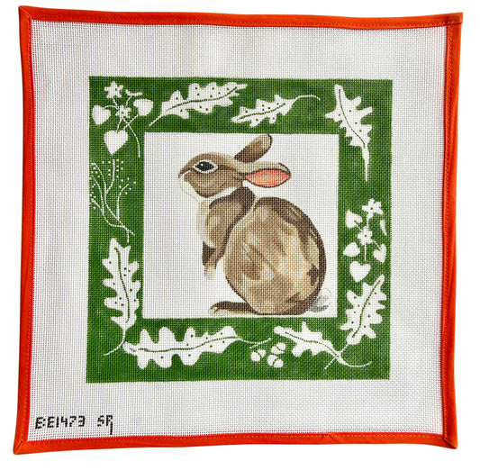 Rabbit with Green Border
