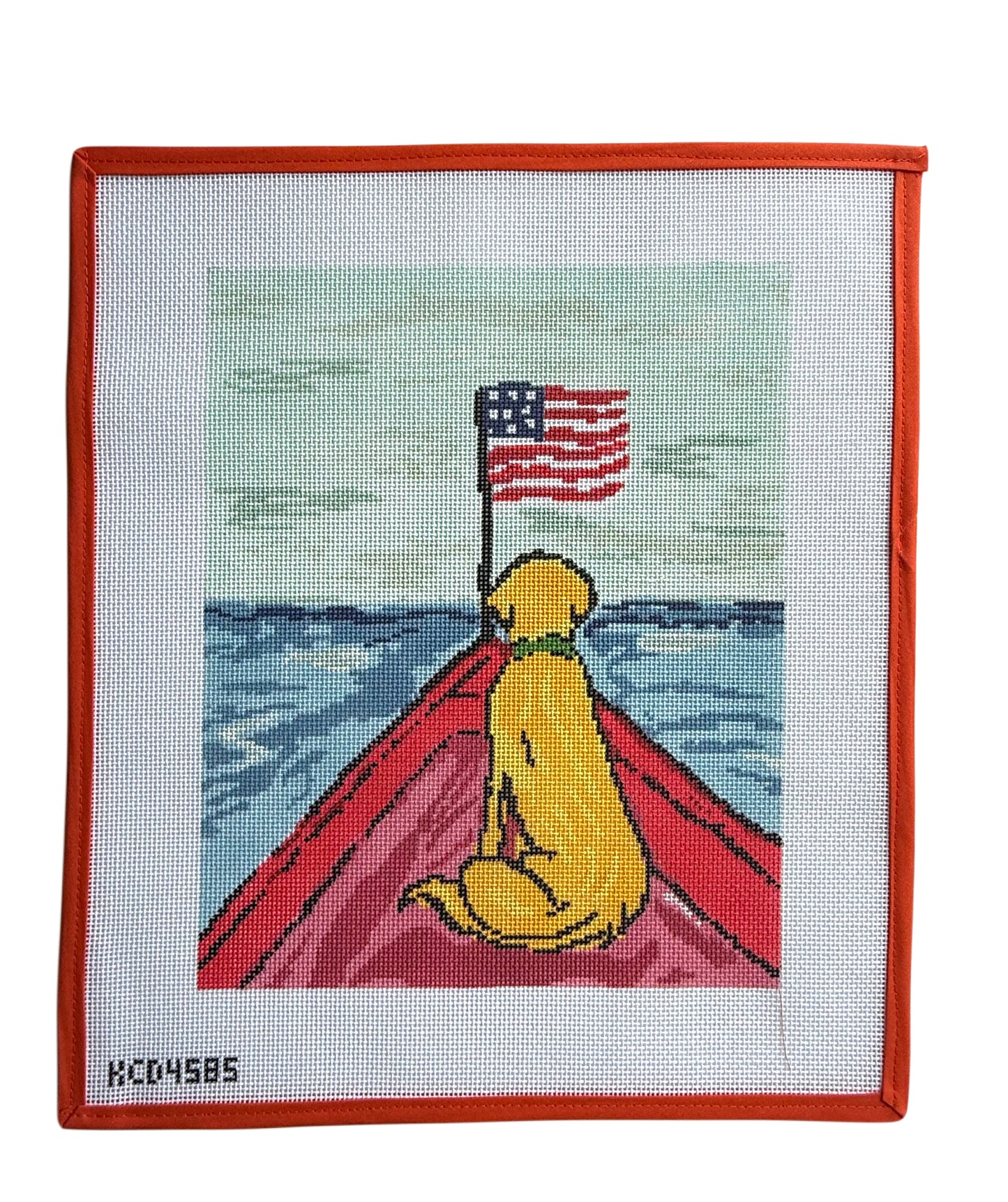 Dog on a Boat