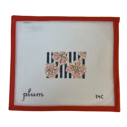Coral & Gold Flowers Insert