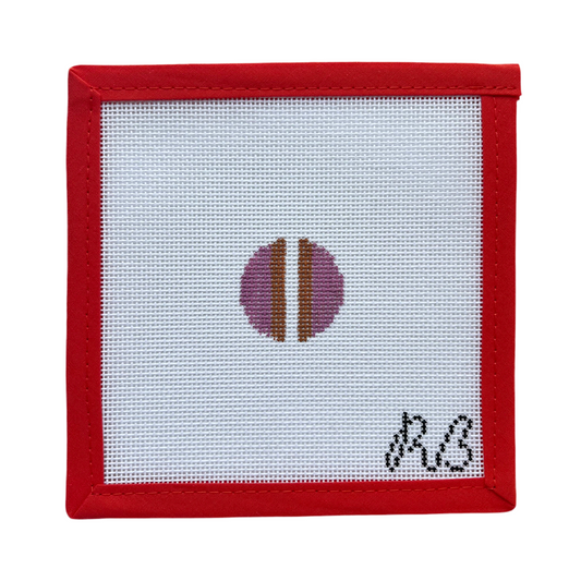 Simple Stripes Mini - Camel/Lavender