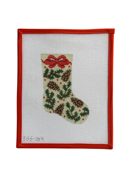 Green Pinecone Stocking