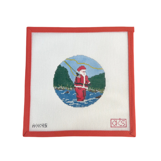 Sporty Santa - Fly Fishing