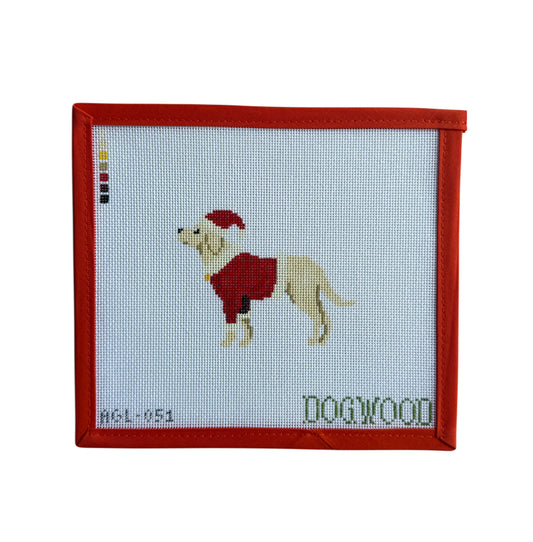 Santa Yellow Lab