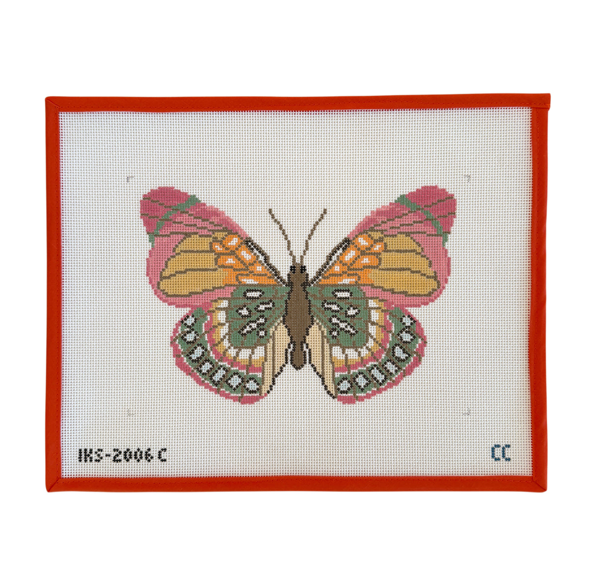 Pink Green Butterfly LG