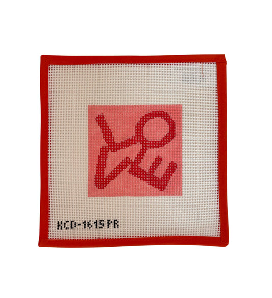 Pink and Red Love Canvas