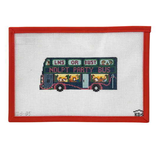 Needlepoint Party Bus