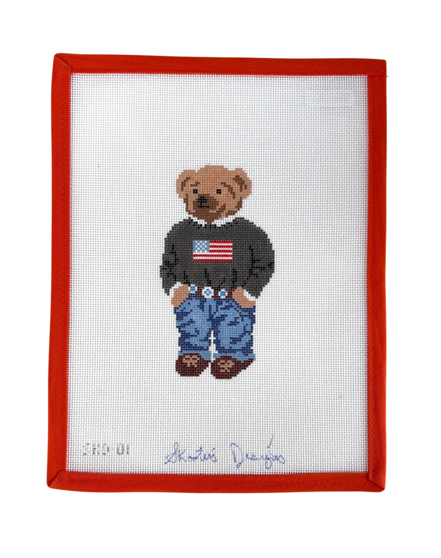 Flag Sweater Bear