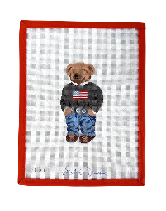 Flag Sweater Bear