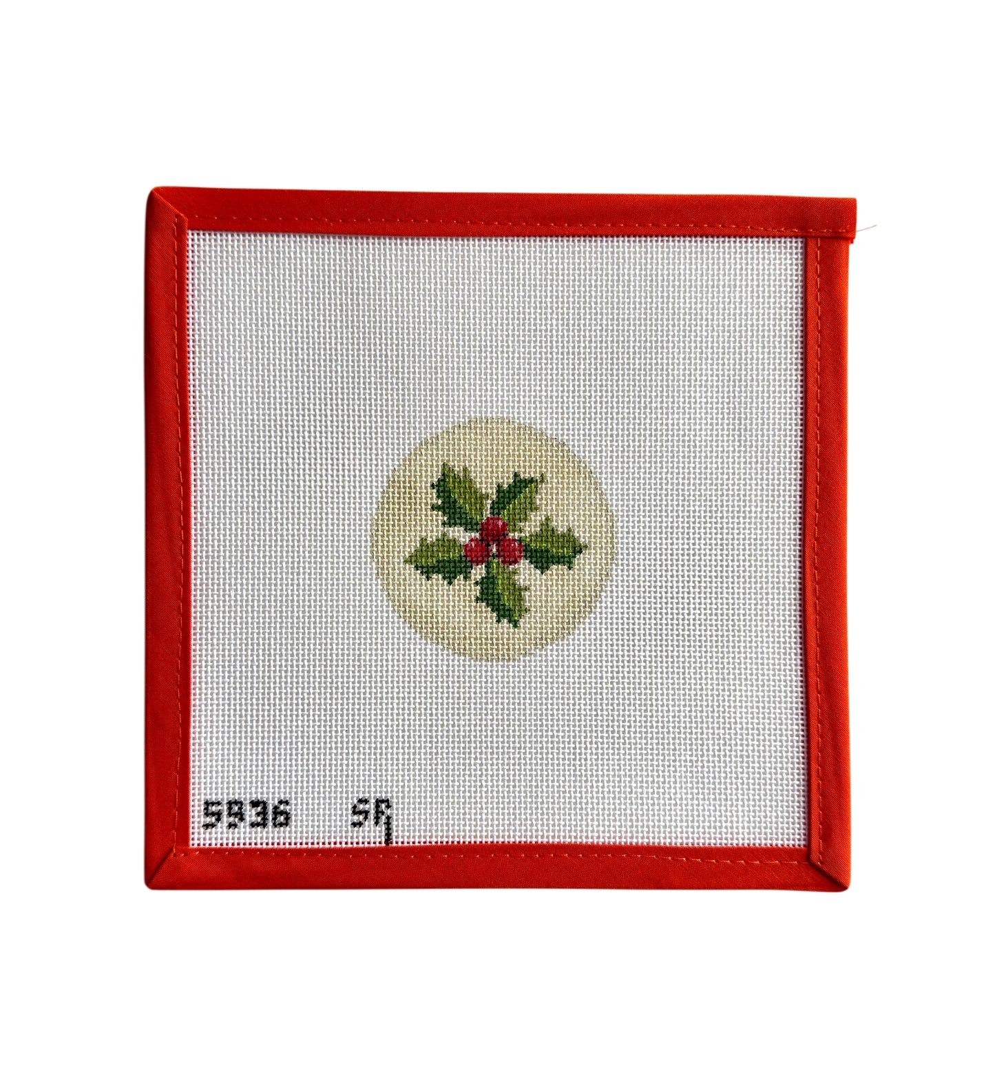 Holly Sprig 2.5" Round
