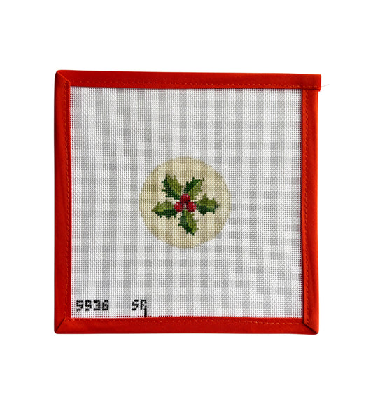 Holly Sprig 2.5" Round