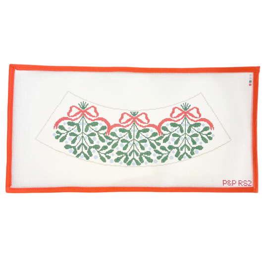 Red Bow Mistletoe Lampshade