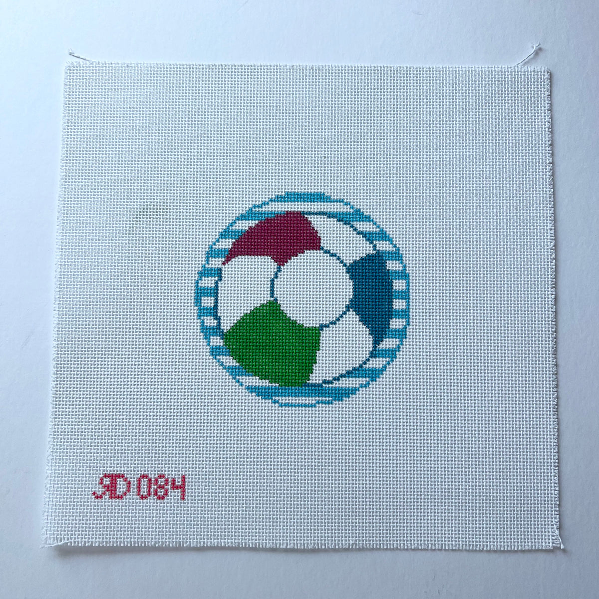Beach Ball Monogram Round - 084
