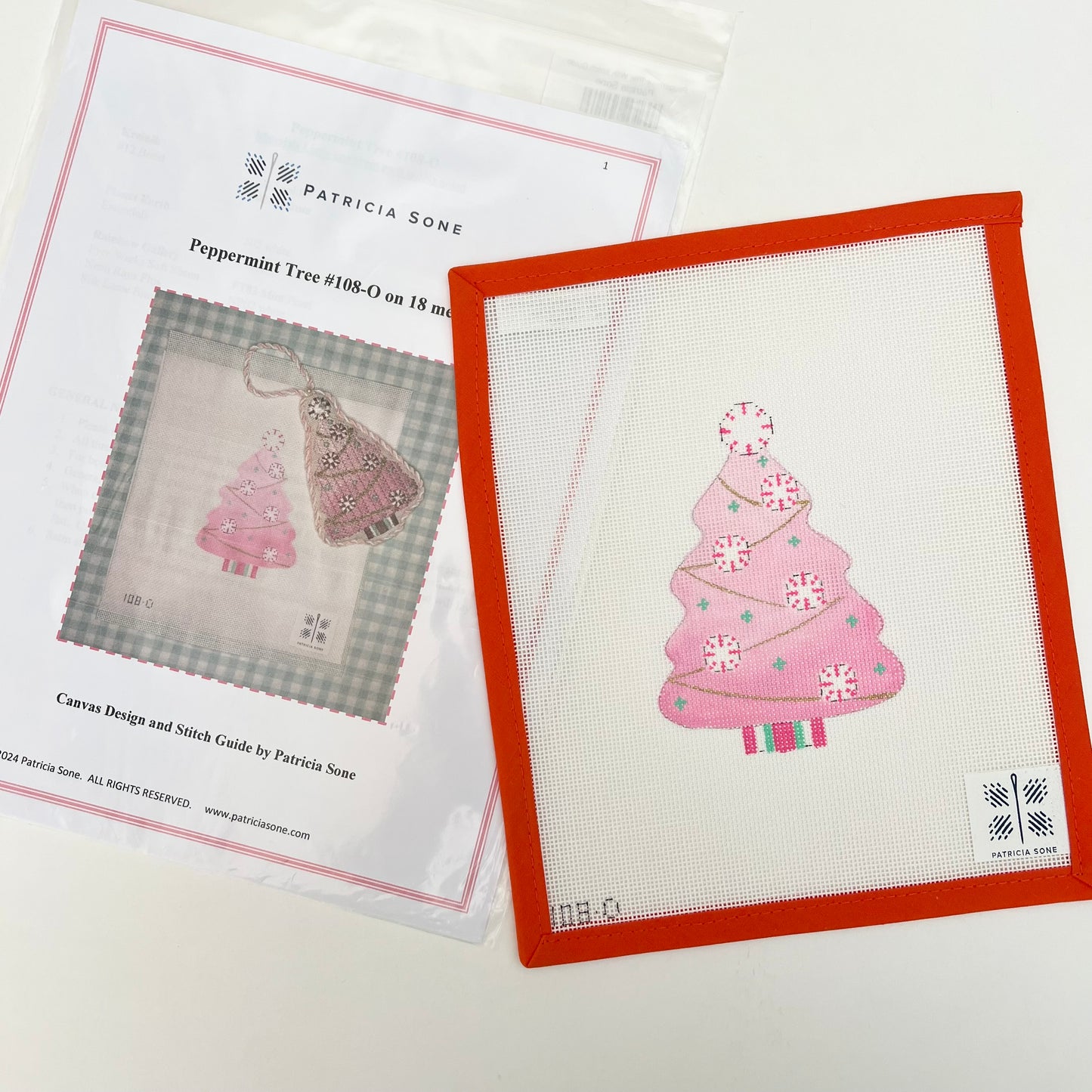 Peppermint Tree With Stitch Guide