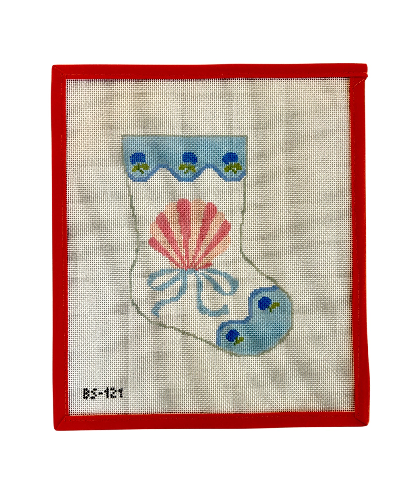Seashell Ornament Sized Stocking