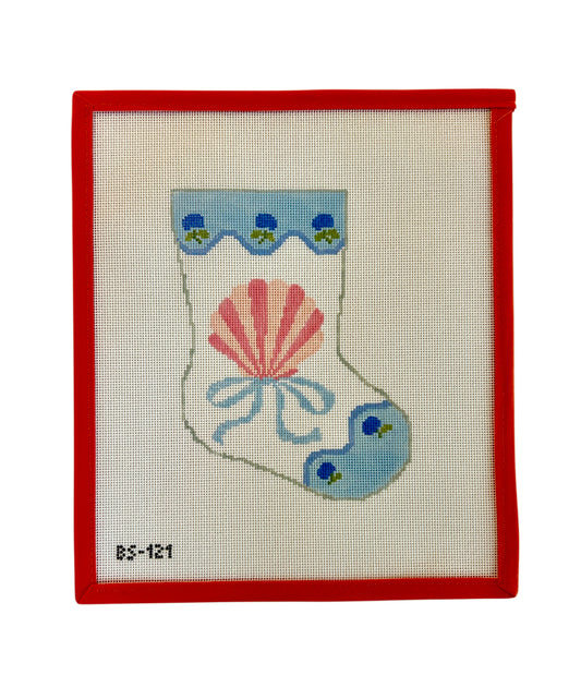 Seashell Ornament Sized Stocking