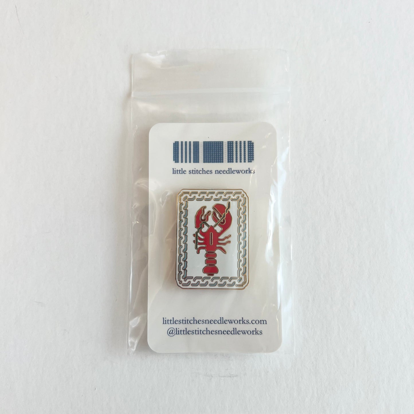 Little Maine Lobster Needle Minder - Red