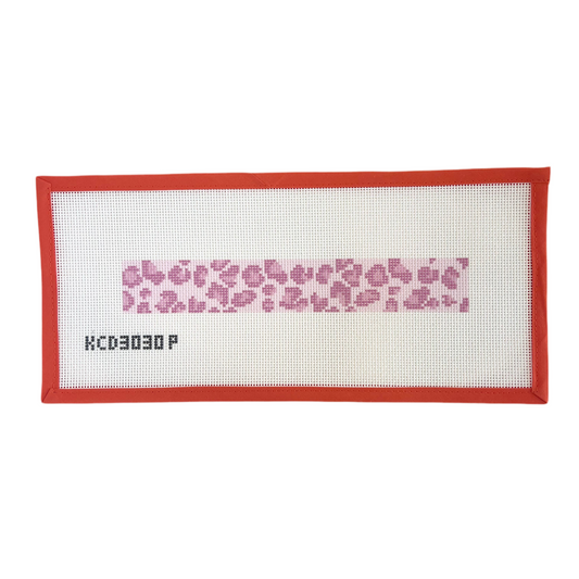 Pink Leopard Key Fob