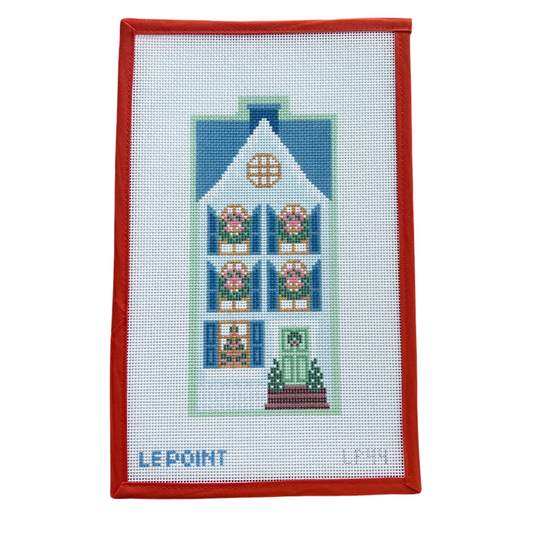 Christmas Village - Blue Row House