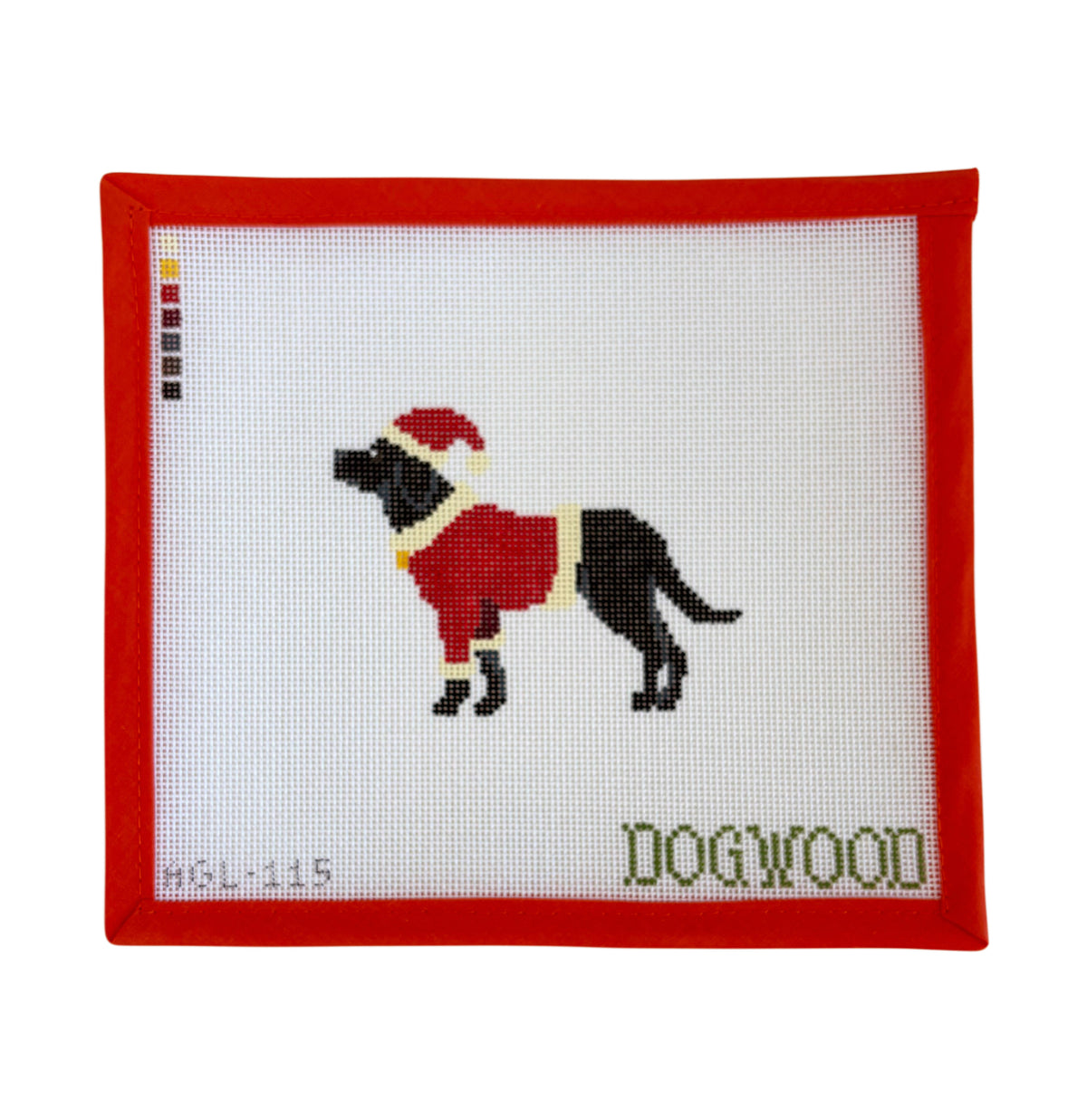 Santa Black Lab