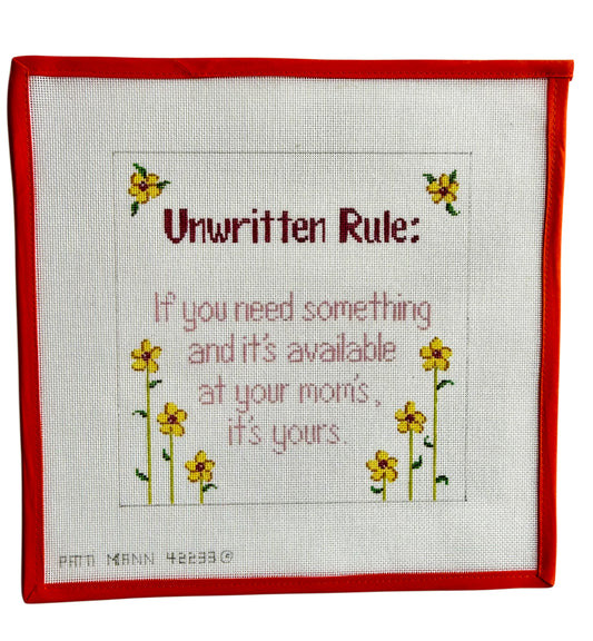 Unwritten Rule