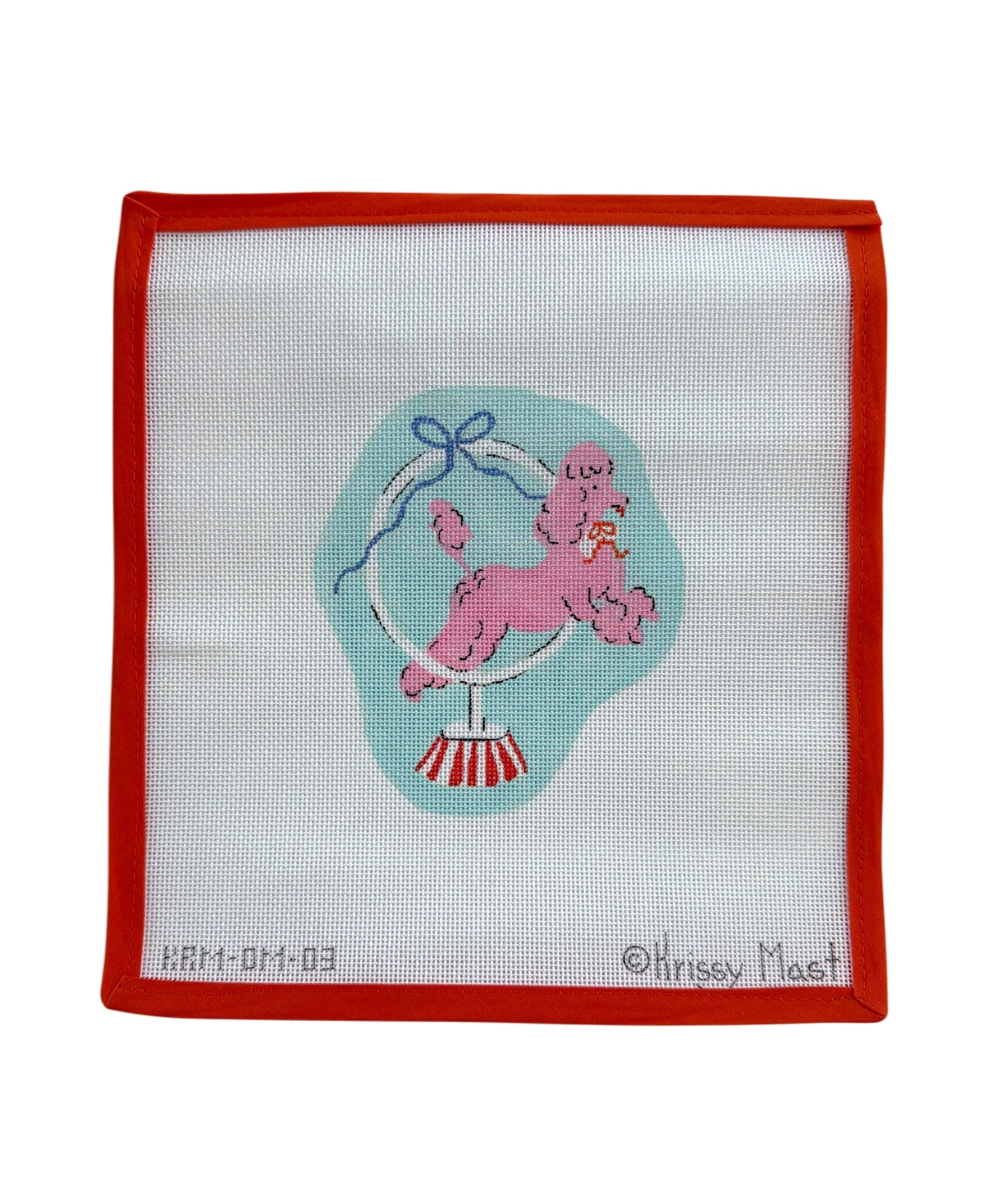 Circus Dog - Poodle Jumping Through Hoop