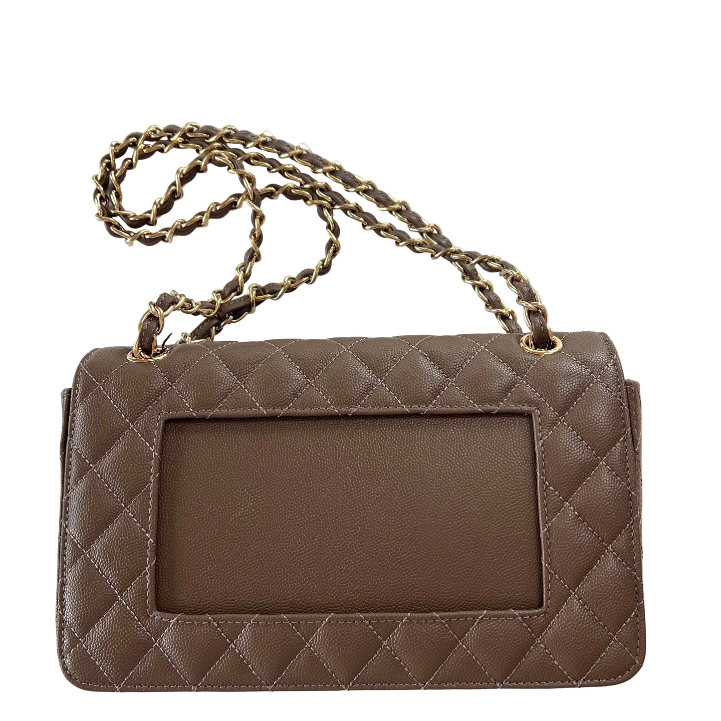 Luxury Leather Bag w/ Insert Slot