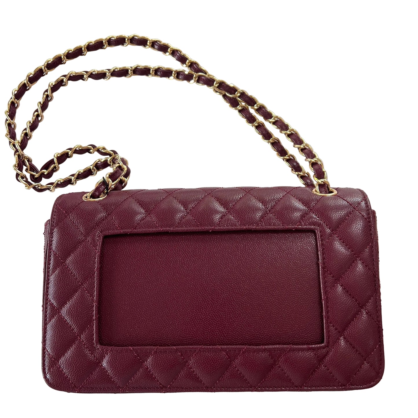 Luxury Leather Bag w/ Insert Slot
