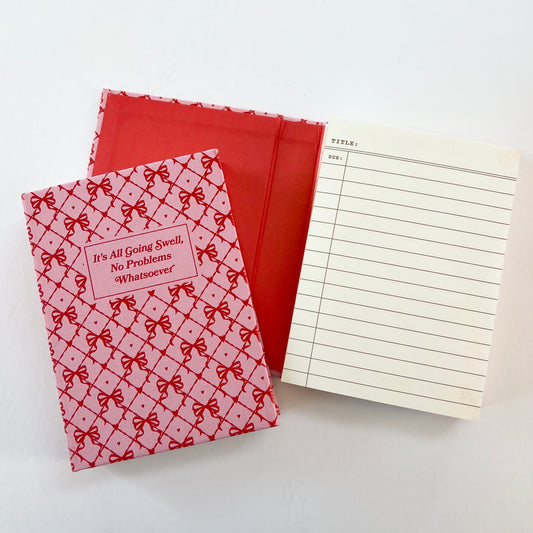 It's All Going Swell Bookstyle Notepad