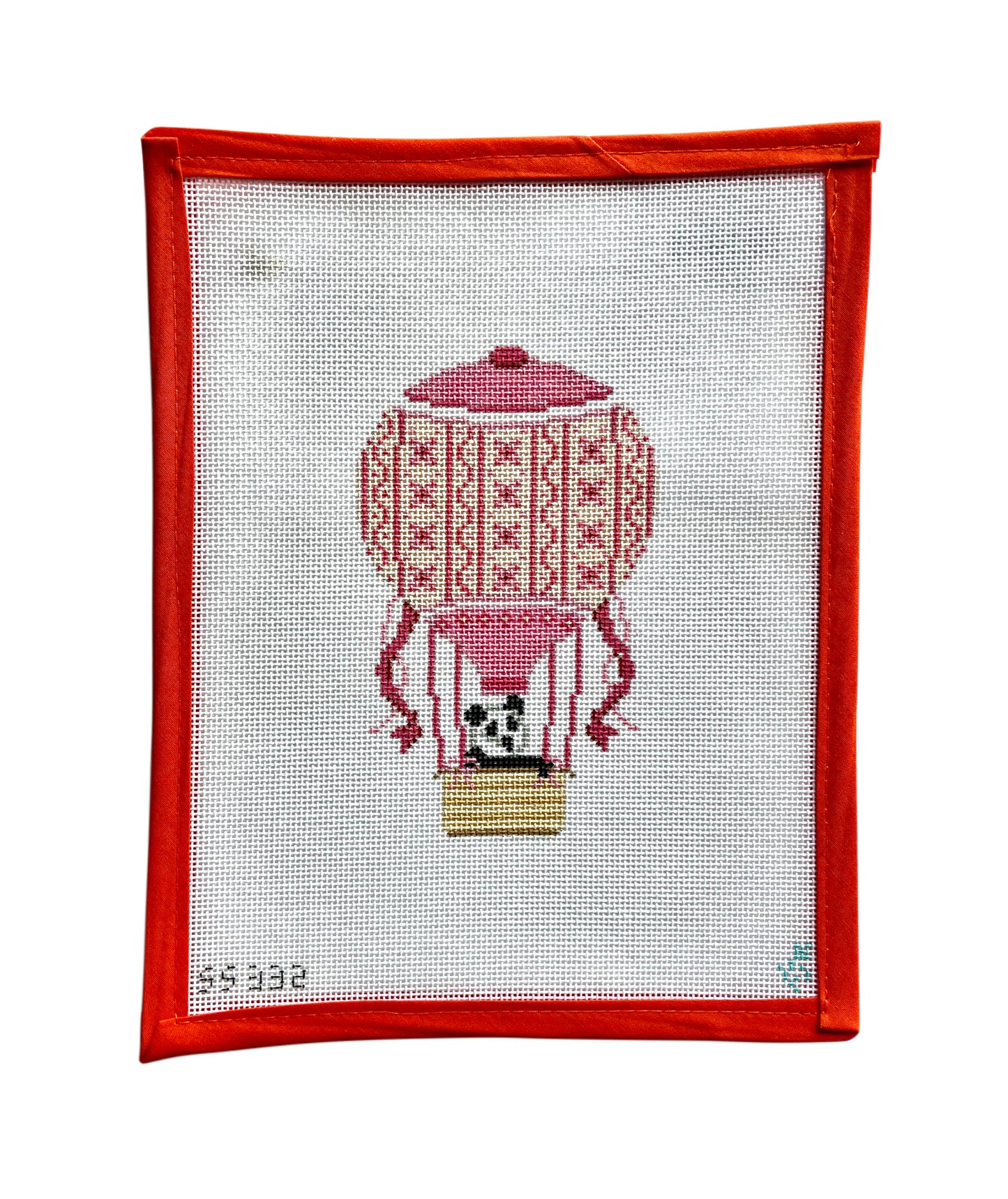 Pink Hot Air Balloon with Panda