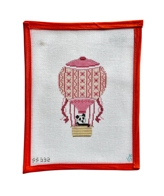 Pink Hot Air Balloon w/ Panda