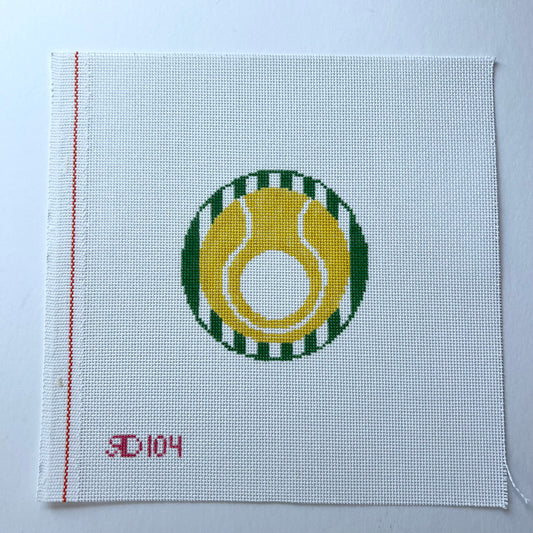 Tennis Ball Monogram Round - 104