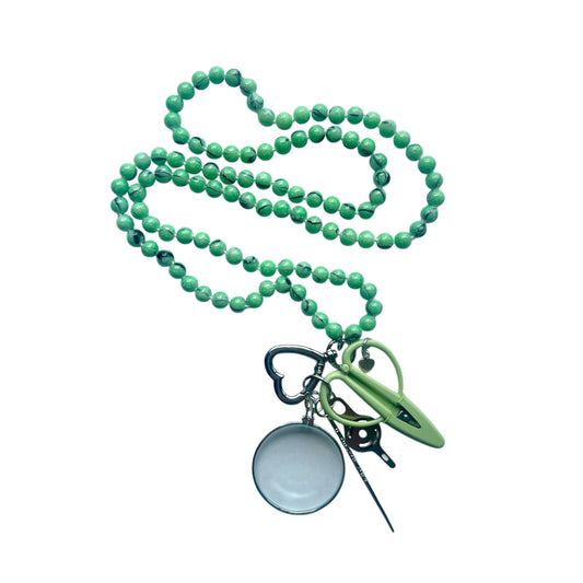 Gemstone Chatelaine - Sweet Pea