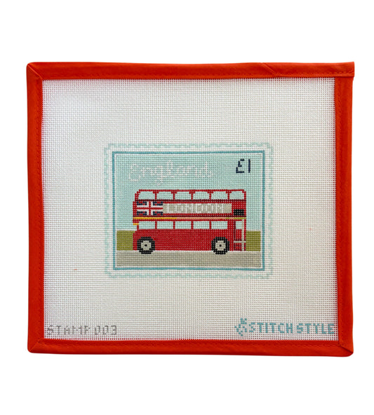 England Double Decker Bus Stamp