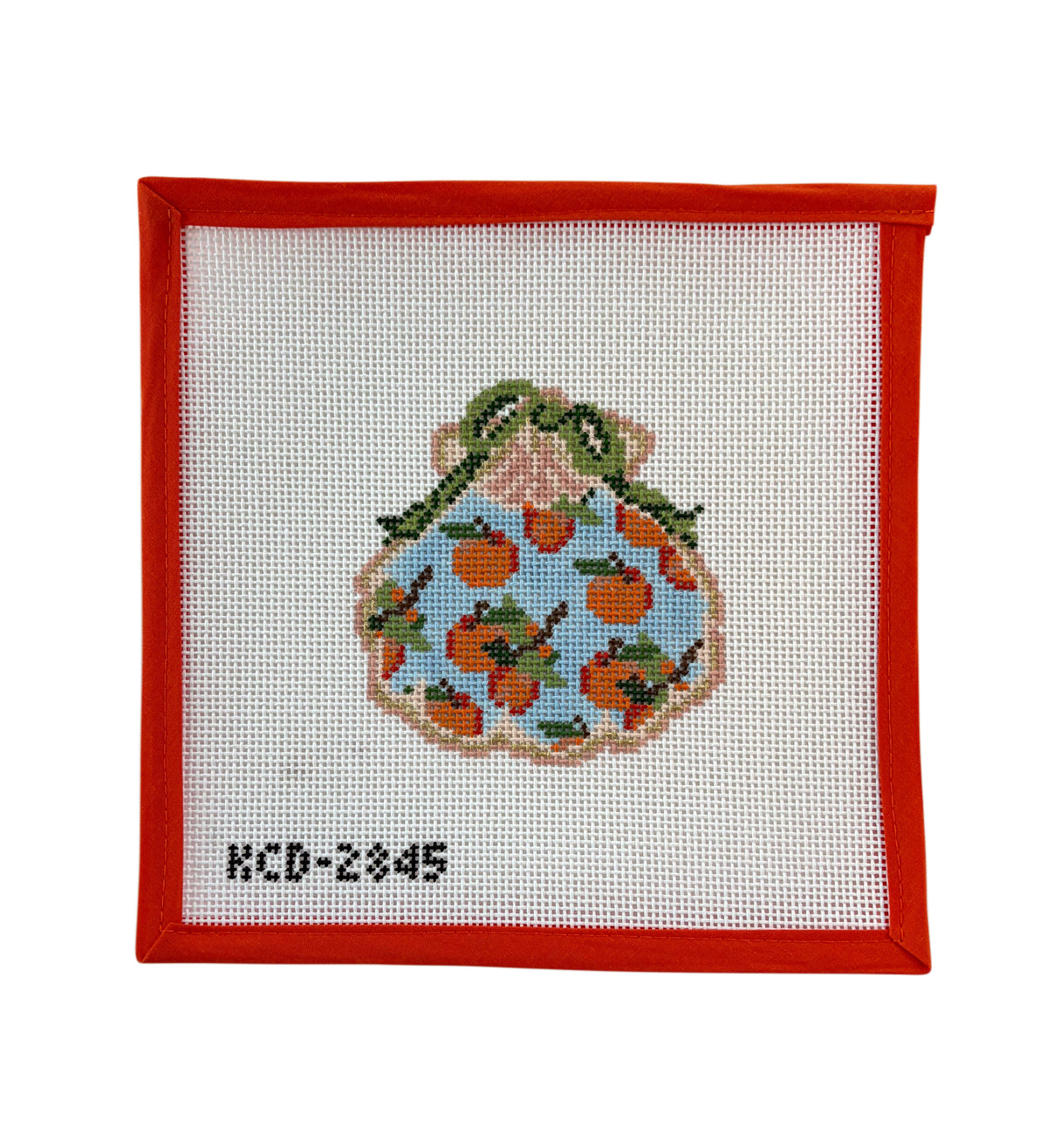 Holiday Oranges Gilded Scallop