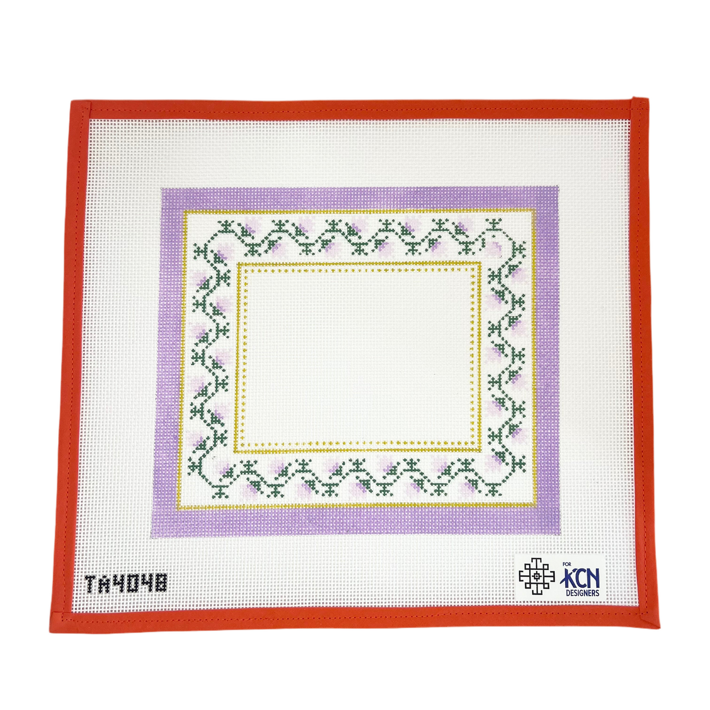Lavender Floral Pillow/Frame