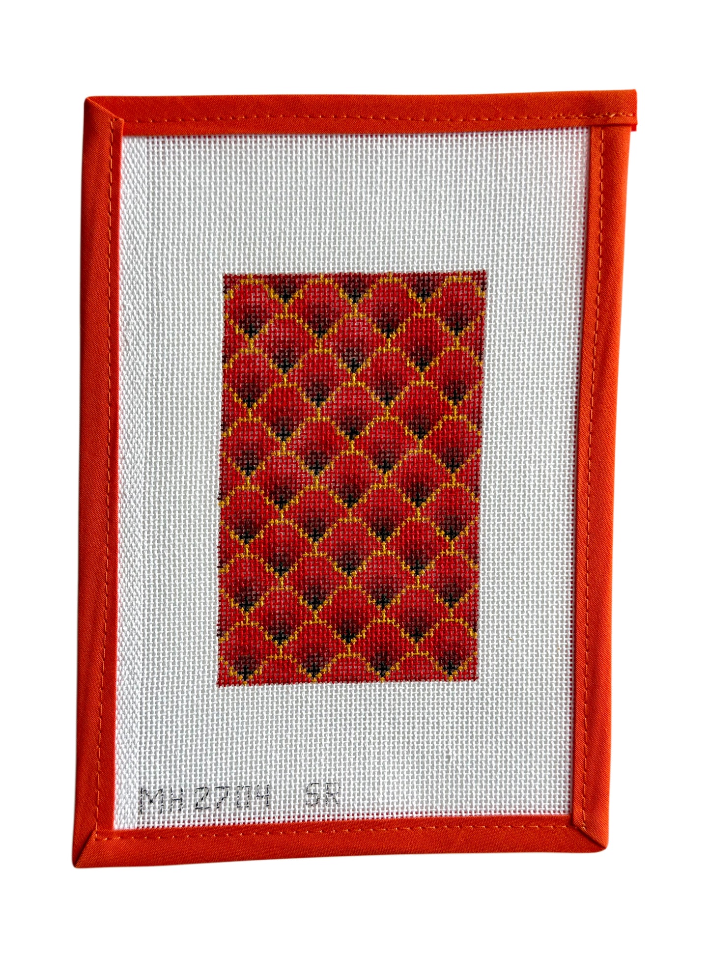 Scallop, Red, Gold, Black Insert