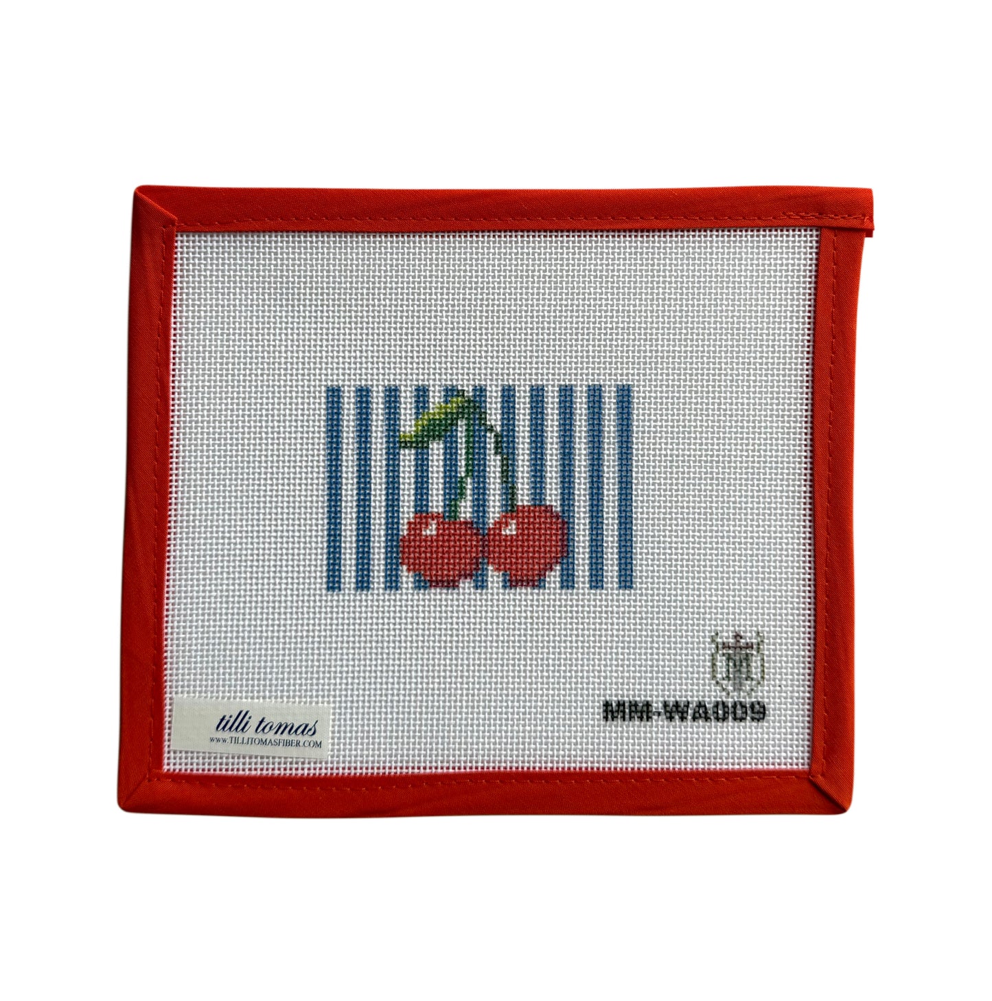 Cherries Blue Stripe Insert