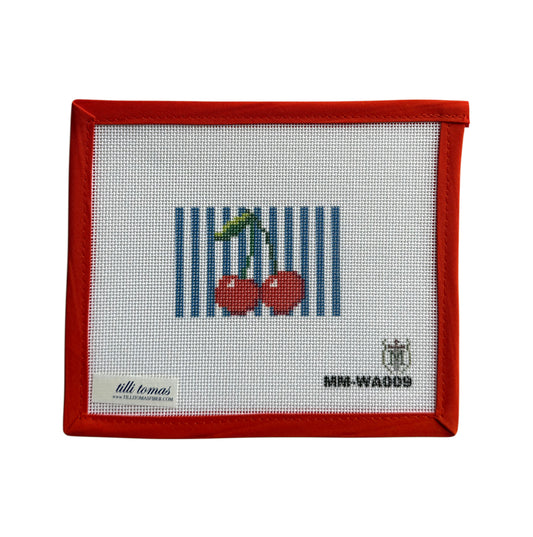 Cherries Blue Stripe Insert