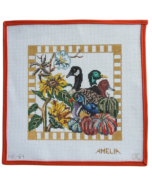 Fall Flower Pillow