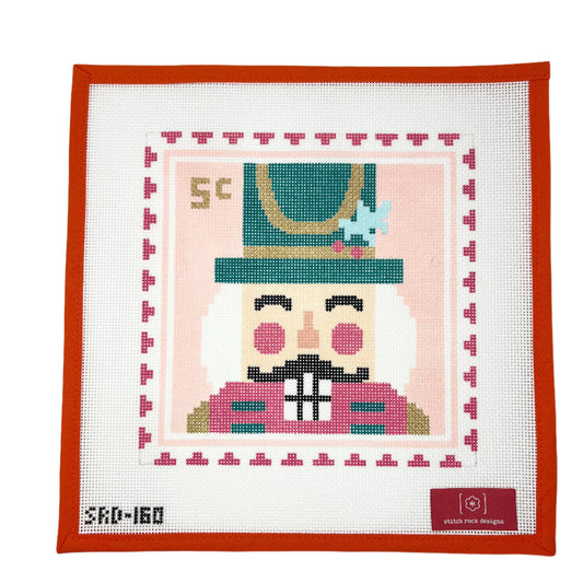 Nutcracker Stamp Pillow
