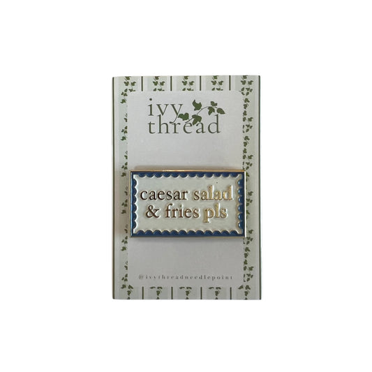 Caesar Salad and Fries Needle Minder