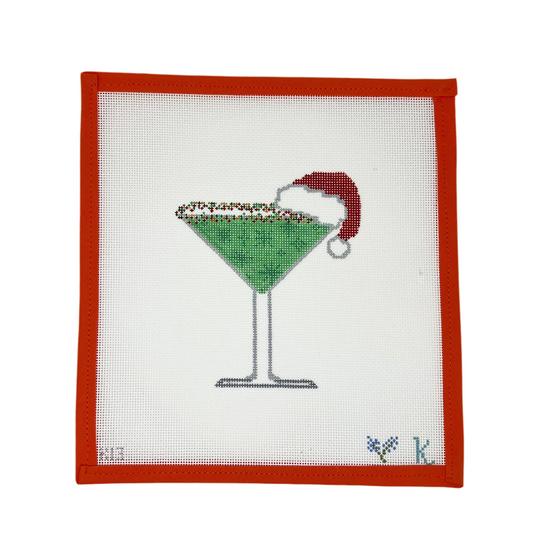 Martini - Grasshopper with Santa Hat